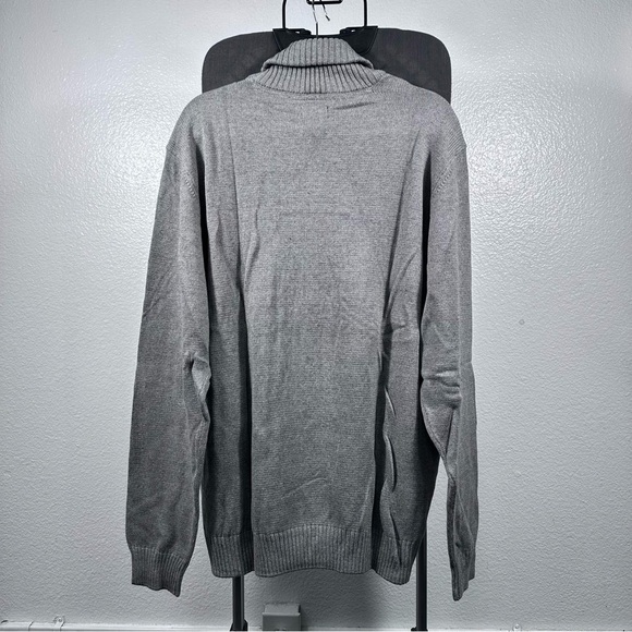 Chaps Gray Patterned Men's Sweater Size XXL - Picture 7 of 10
